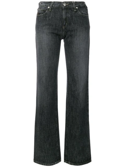 Shop Armani Jeans Straight Jeans In Grey