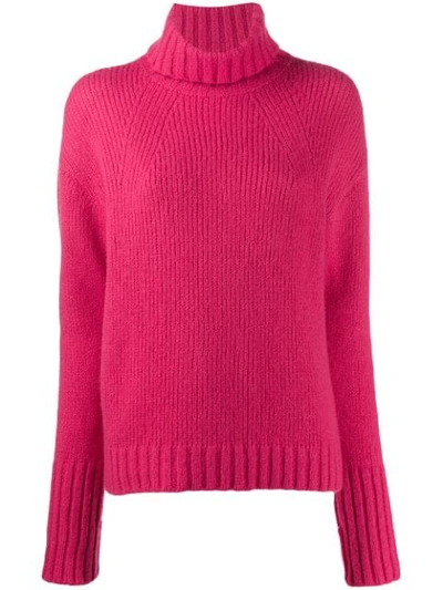 Shop Philosophy Di Lorenzo Serafini Turtleneck Sweater In Pink