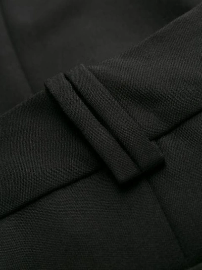 Shop Balmain High-waisted Trousers In Black