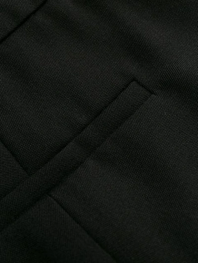 Shop Balmain High-waisted Trousers In Black