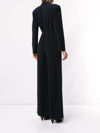 Shop Norma Kamali Straight-leg Jumpsuit In Black