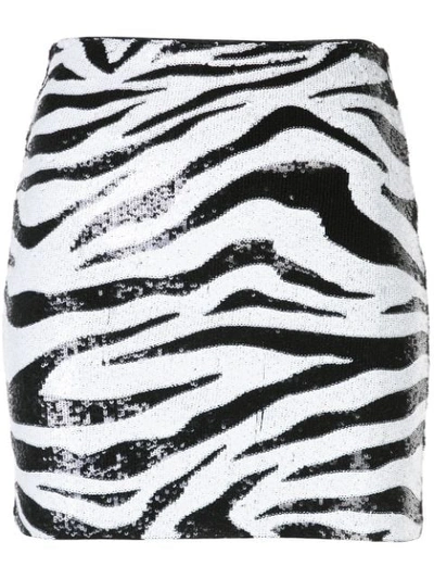 Shop Alice And Olivia Rock Mit Zebra-print In Tiger