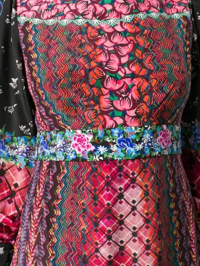 Shop Saloni Floral Print Dress In Pink