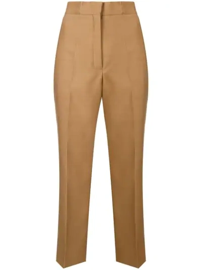 Shop Ports 1961 Cropped Trousers In Brown