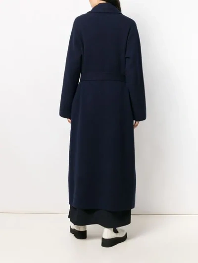 Shop The Row Hera Wool-blend Coat In Blue