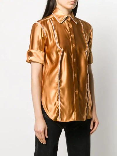 Shop Area Western Shirt In Gold