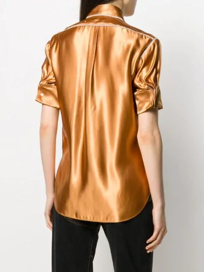 Shop Area Western Shirt In Gold