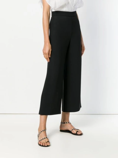 Shop Genny Cropped Trousers - Black