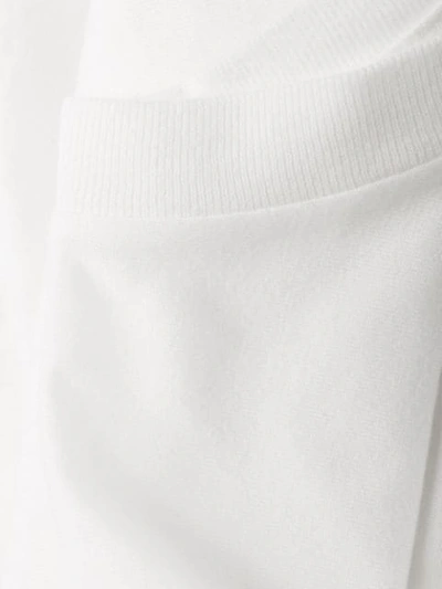 Shop Katharine Hamnett Roud Neck T-shirt In White