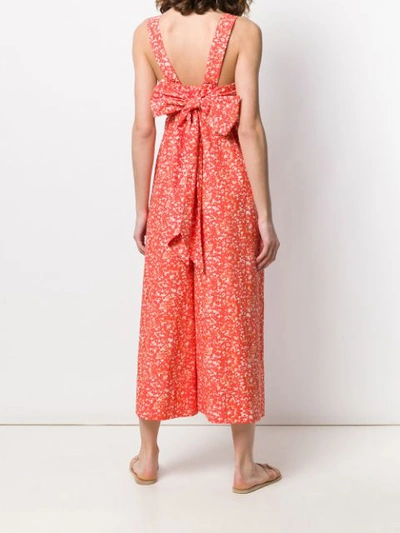 Shop Ulla Johnson Batik Sleeveless Maxi Dress In Orange