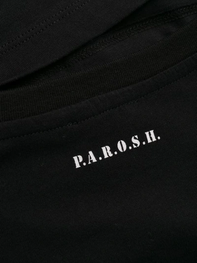 Shop P.a.r.o.s.h Collision T-shirt In Black