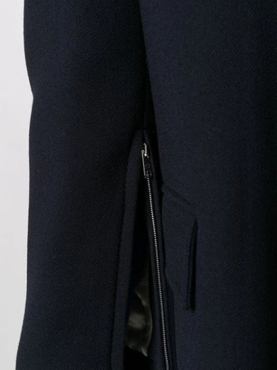 Shop Prada Classic Tailored Jacket In Blue