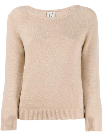 Shop L'autre Chose Pullover Mit Rundhalsausschnitt In Neutrals