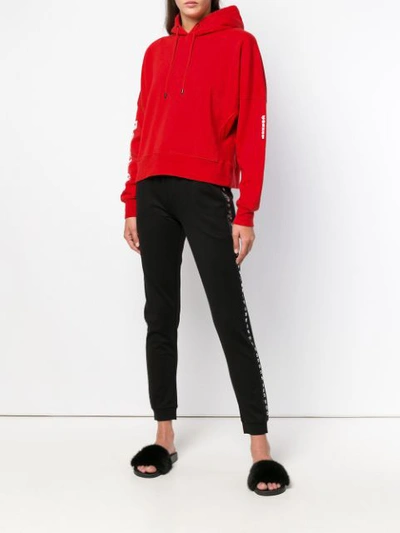 Shop Marcelo Burlon County Of Milan Cupido Tattoo Sweater In Red