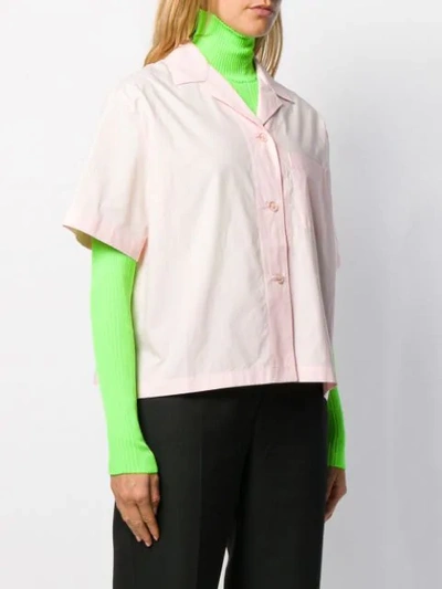Shop Acne Studios Bowling Shirt In Pink