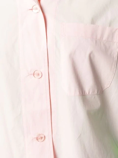 Shop Acne Studios Bowling Shirt In Pink