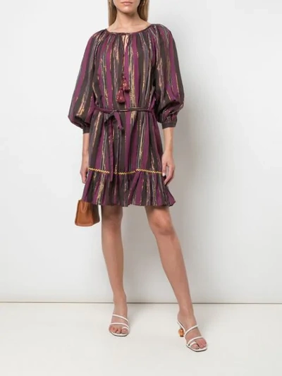 Shop Mes Demoiselles Lipatti Short Dress In Purple