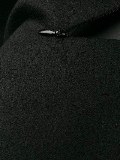 Shop Materiel Side Slit Detail Pencil Skirt In Black