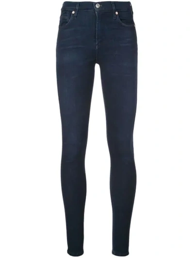 Shop Citizens Of Humanity Slim-fit Denim Trousers In Blue