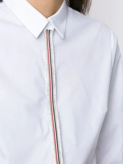 Shop Tufi Duek Embellished Shirt In White