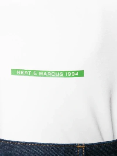 Shop Dsquared2 X Mert & Marcus 1994 Bodysuit In White