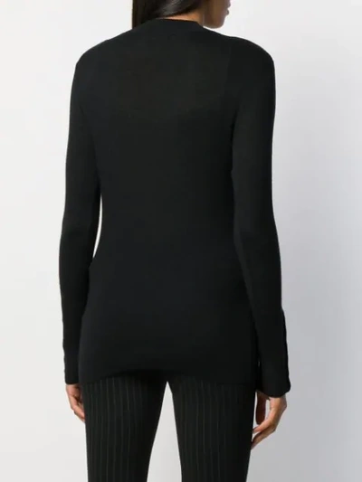 Shop Steffen Schraut Front Knot Jumper In Black