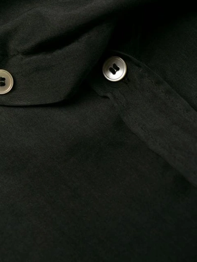 Shop Forte Forte Crease Effect Shirt In Black
