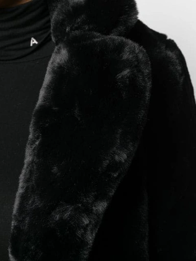 TEXTURED FURRY COAT