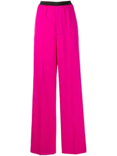 Shop Balenciaga Wide-leg Trousers In Pink