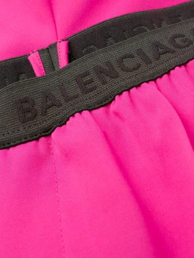 BALENCIAGA WIDE-LEG TROUSERS - 粉色