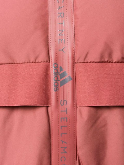 Shop Adidas By Stella Mccartney Padded Bomber Jacket In Pink