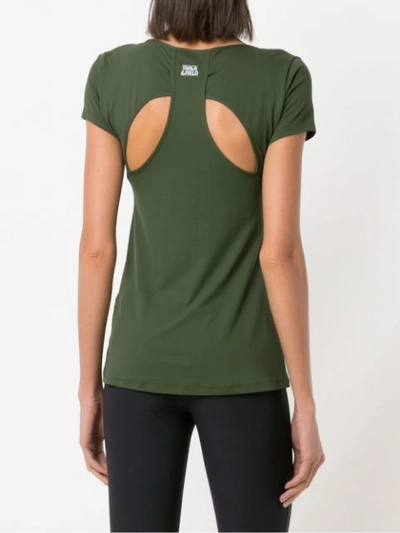 Shop Track & Field T-shirt With Cut Details - Green