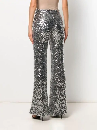 Shop Halpern Metallic Sequin Trousers