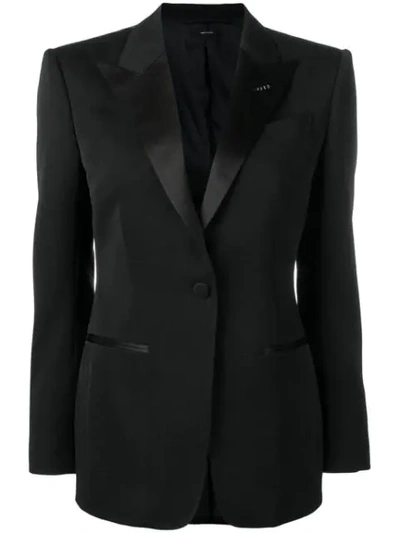 Shop Tom Ford Tailored Blazer Jacket In Black