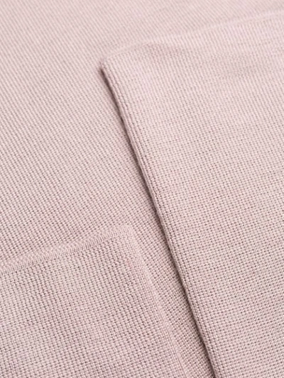 Shop Prada V-neck Knitted Top In Pink