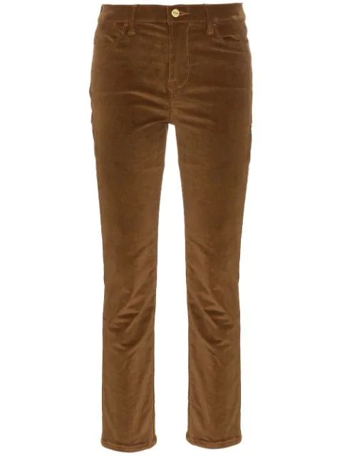 frame le high straight corduroy
