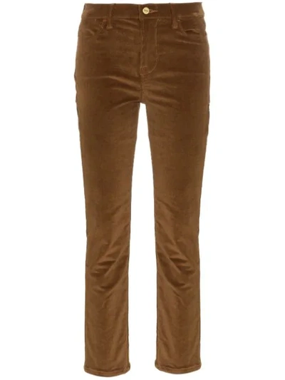 straight-leg corduroy trousers