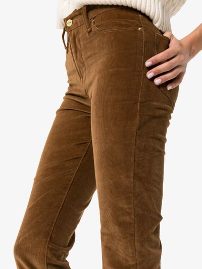 straight-leg corduroy trousers