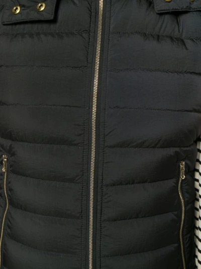 Shop Tatras Fur Collar Padded Gillet - Black