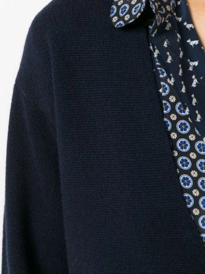 Shop Chloé Deep V-neck Knit Top - Blue