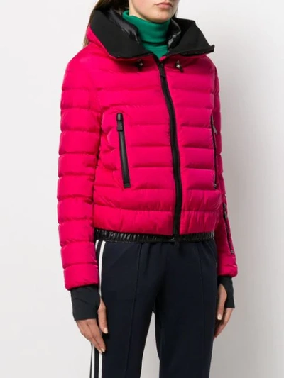 Shop Moncler Vonne Padded Jacket In Red