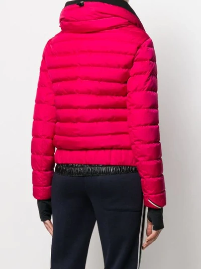 Shop Moncler Vonne Padded Jacket In Red