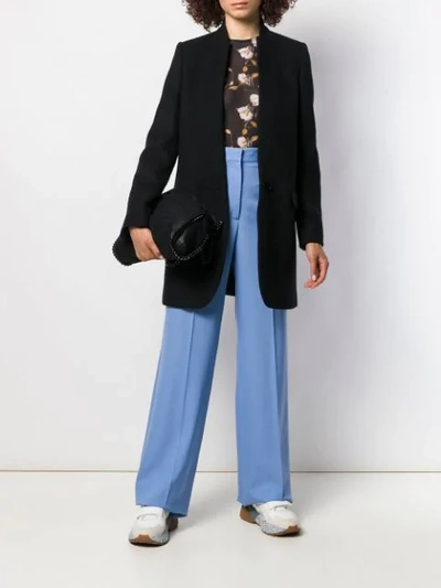 Stella Mccartney Black Bryce Single-button Coat