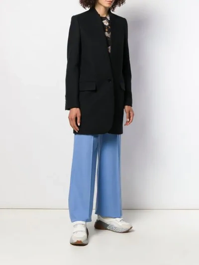 Stella Mccartney Black Bryce Single-button Coat