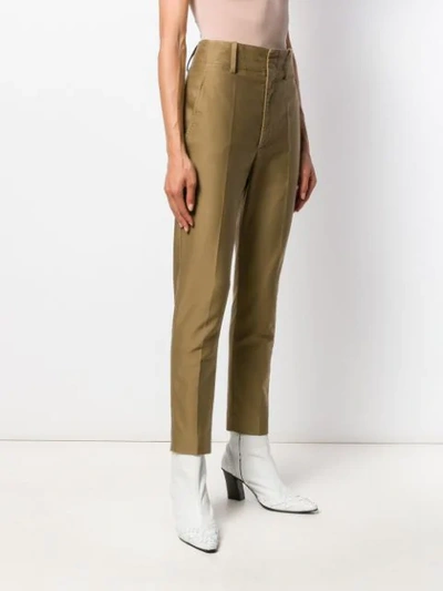 Shop Isabel Marant Étoile Tapered Trousers In Green