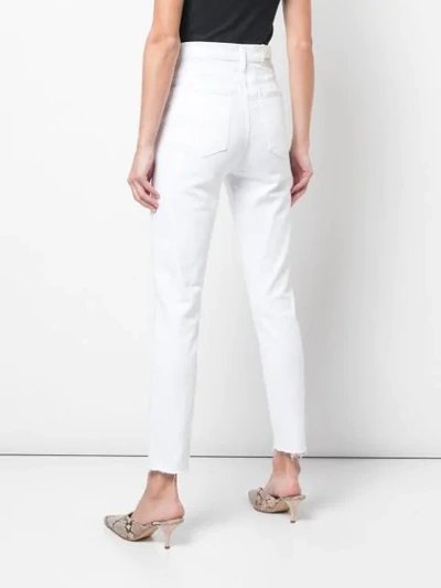 Shop Agolde Nico Slim Fit Jeans In White