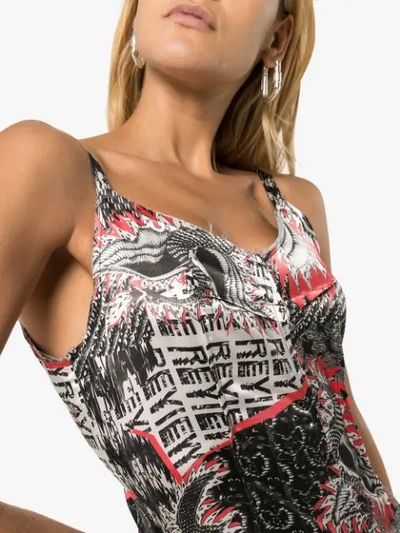 Shop Rave Review Digital Print Slip Dress In Printed