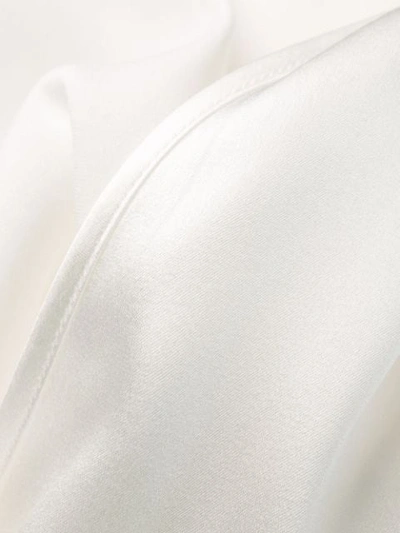 PINKO 蝴蝶结领罩衫 - 白色