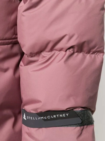 Shop Adidas By Stella Mccartney Oversized Puffer Jacket In Pink
