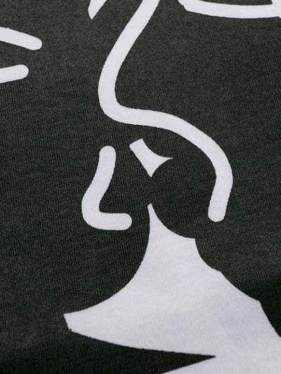 Shop Comme Des Garçons Kiss Print T-shirt In White